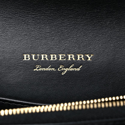 Burberry House Check Bridle Calfskin Small Madison Buckle Bag Tan 6 of 10