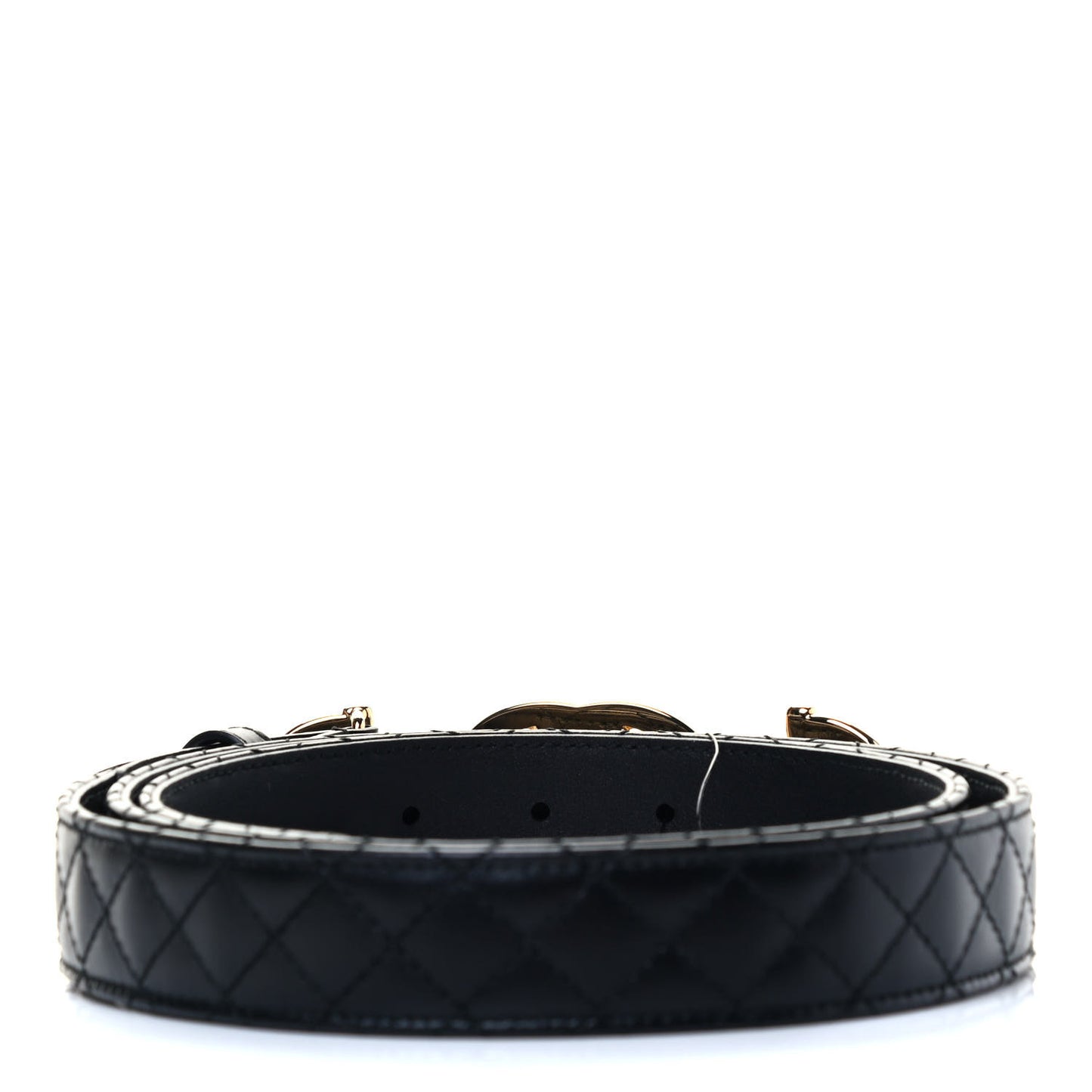 Calfskin Trapuntata Zumi 30mm Belt 105 42 Black