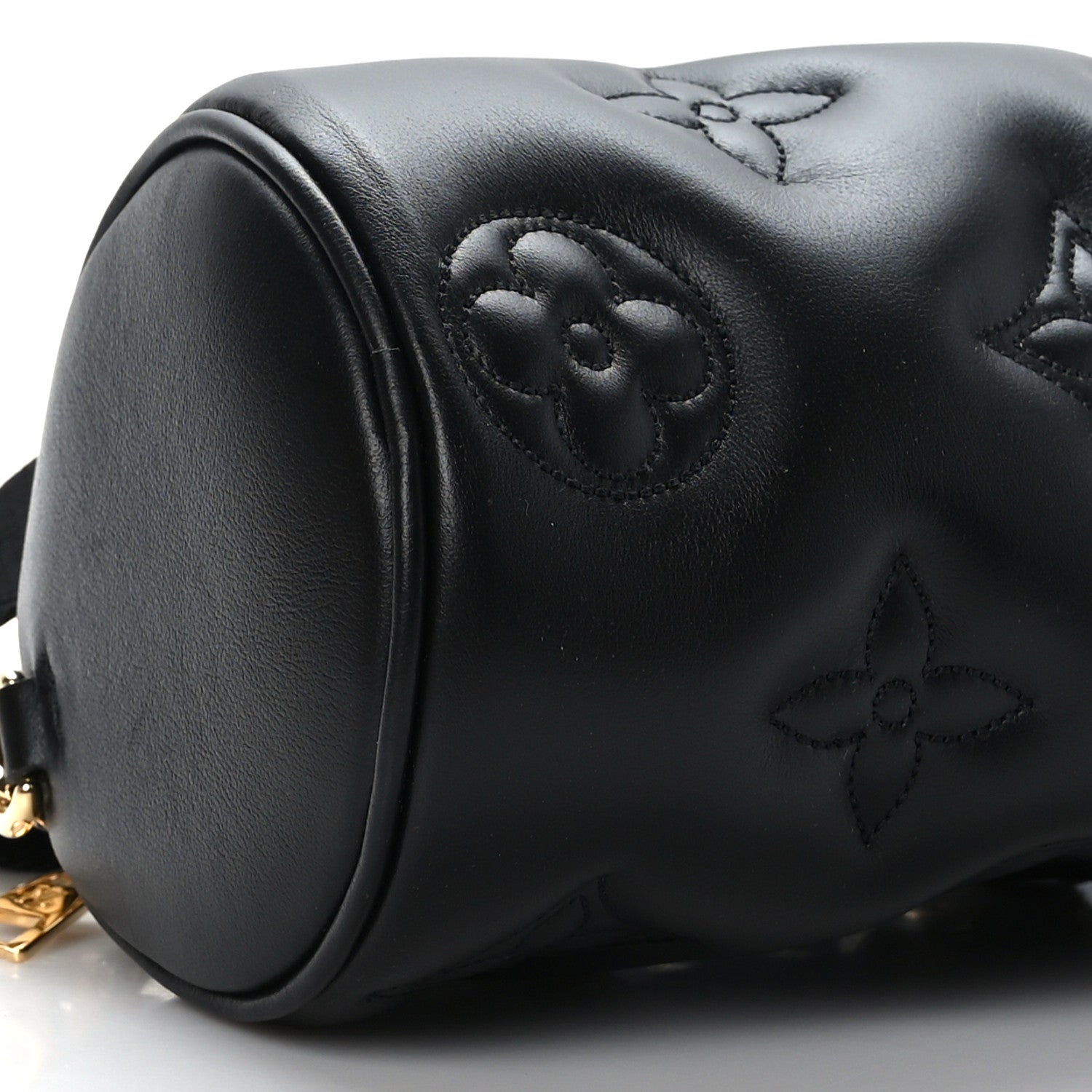 Louis Vuitton Calfskin Bubblegram Papillon BB Black 7 of 8