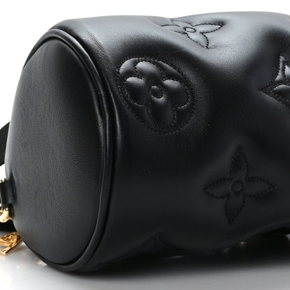Louis Vuitton Calfskin Bubblegram Papillon BB Black 7 of 8