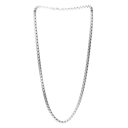 David Yurman Sterling Silver 4.8mm Box Chain Necklace 20" 3 of 4