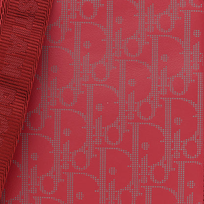 Christian Dior Calfskin Oblique Galaxy Perforated World Tour Messenger Pouch Red White 8 of 10