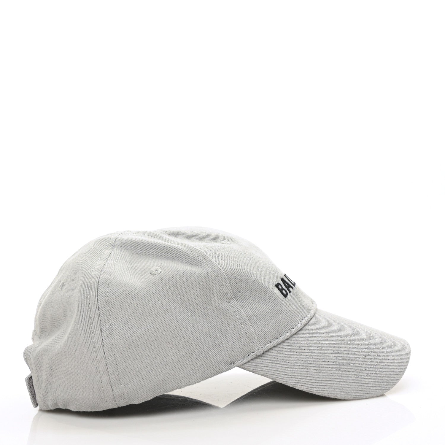Balenciaga Cotton Drill Logo Classic Baseball Hat 59 L Lead Black 4 of 8