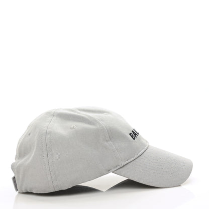 Balenciaga Cotton Drill Logo Classic Baseball Hat 59 L Lead Black 4 of 8