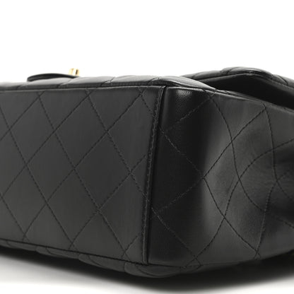 Chanel Lambskin Quilted Maxi Double Flap Black 10 of 11