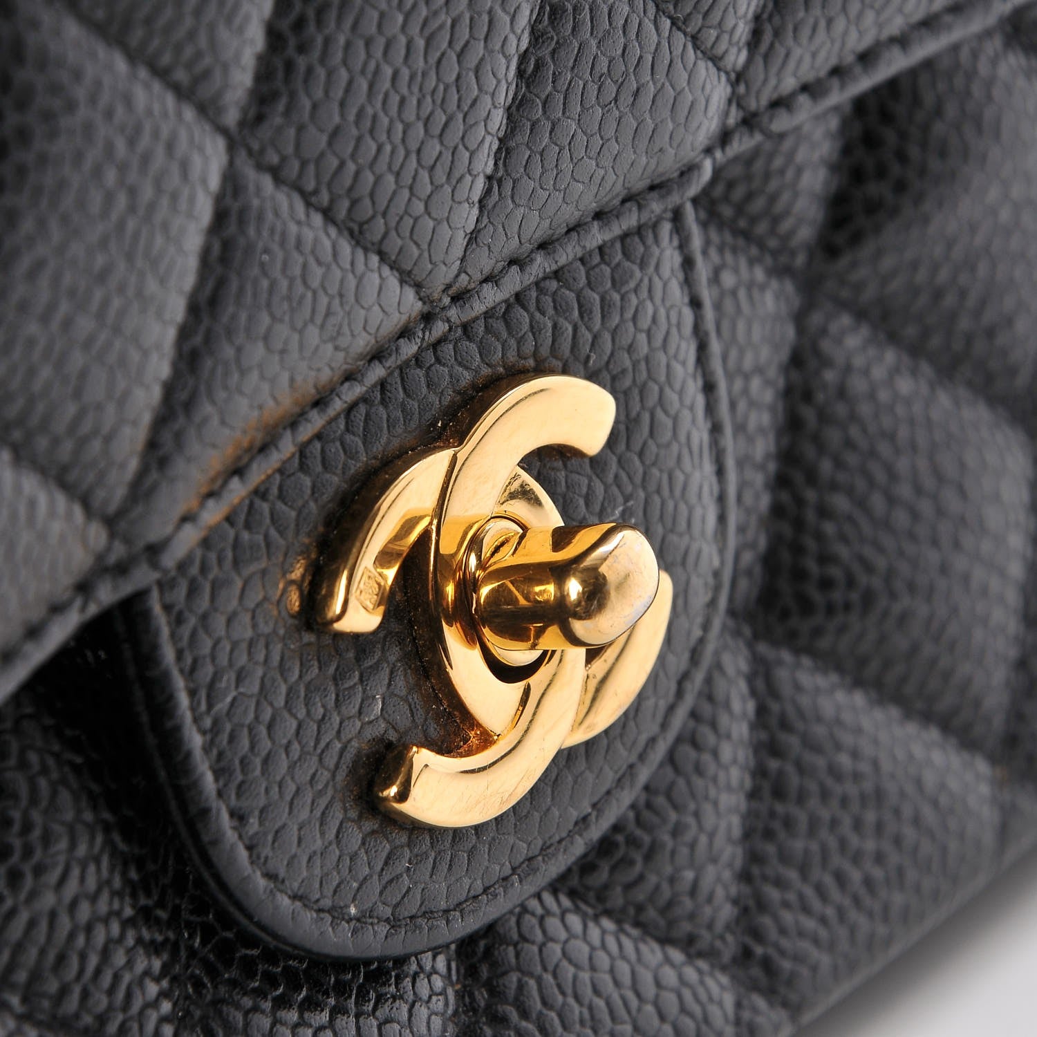 Chanel Caviar Quilted Medium Double Flap Black 5 of 10