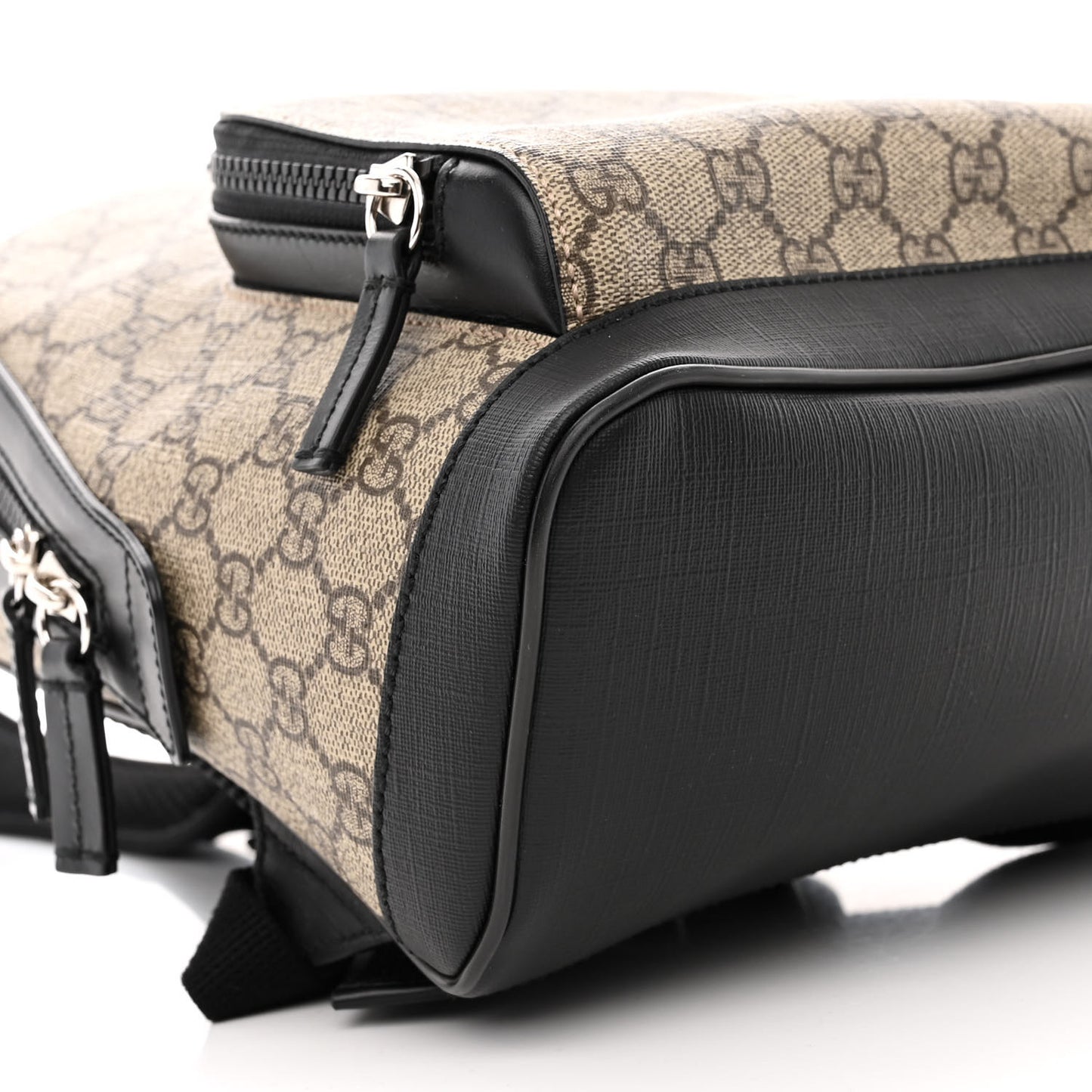 GG Supreme Monogram Small Eden Day Backpack Black