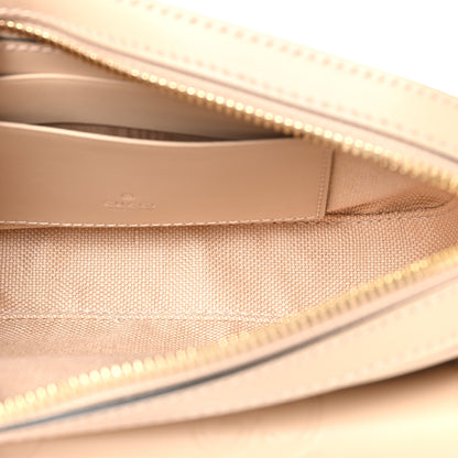 Gucci Calfskin GG Super Mini Debossed Chain Wallet Light Beige 4 of 10