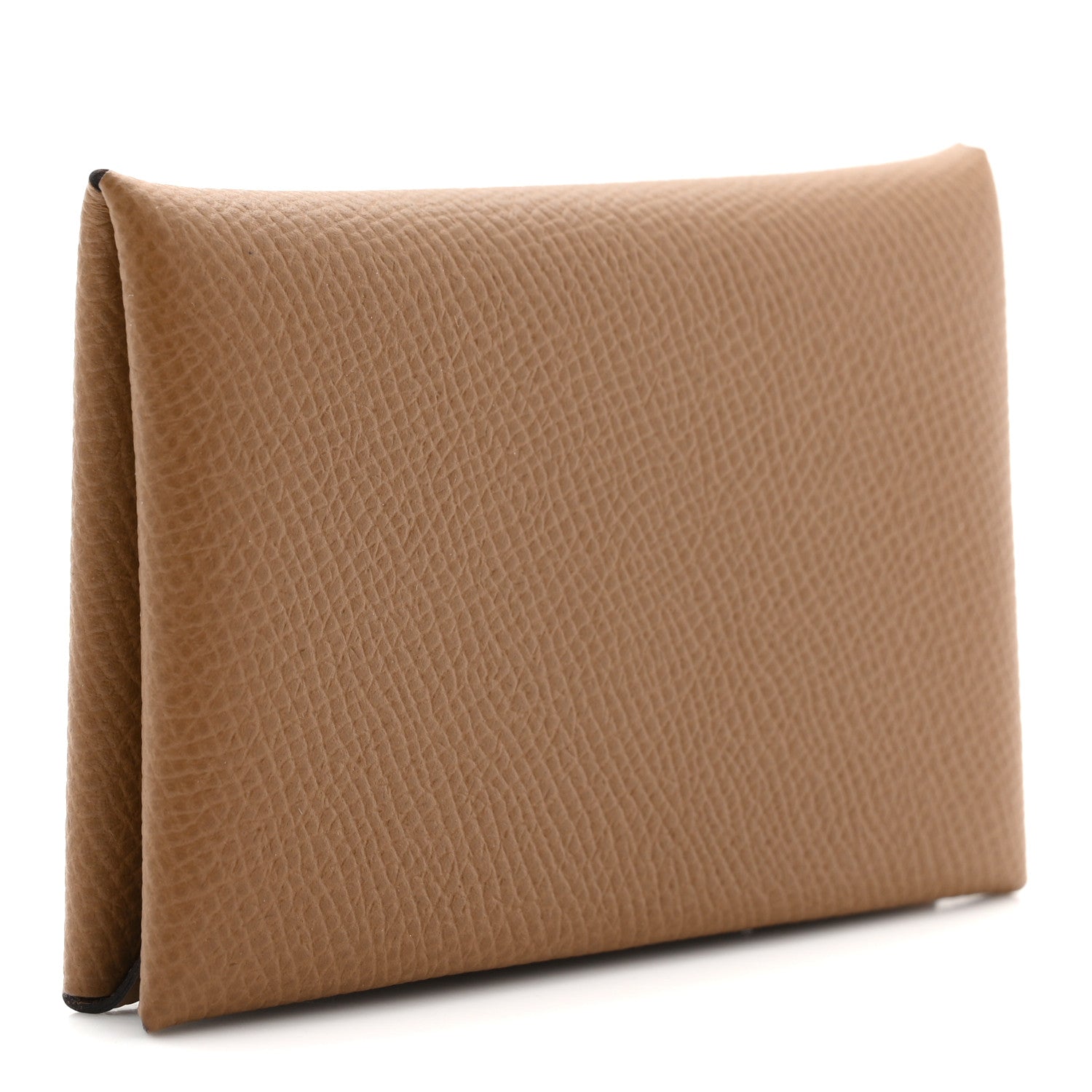 Hermes Epsom Verso Calvi Card Case Alezan Biscuit 3 of 8