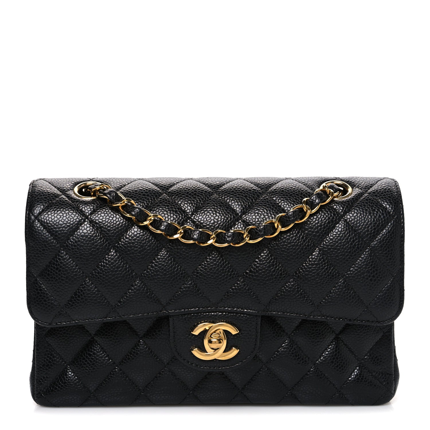 Chanel Caviar Quilted Small Double Flap Black 1 of 10