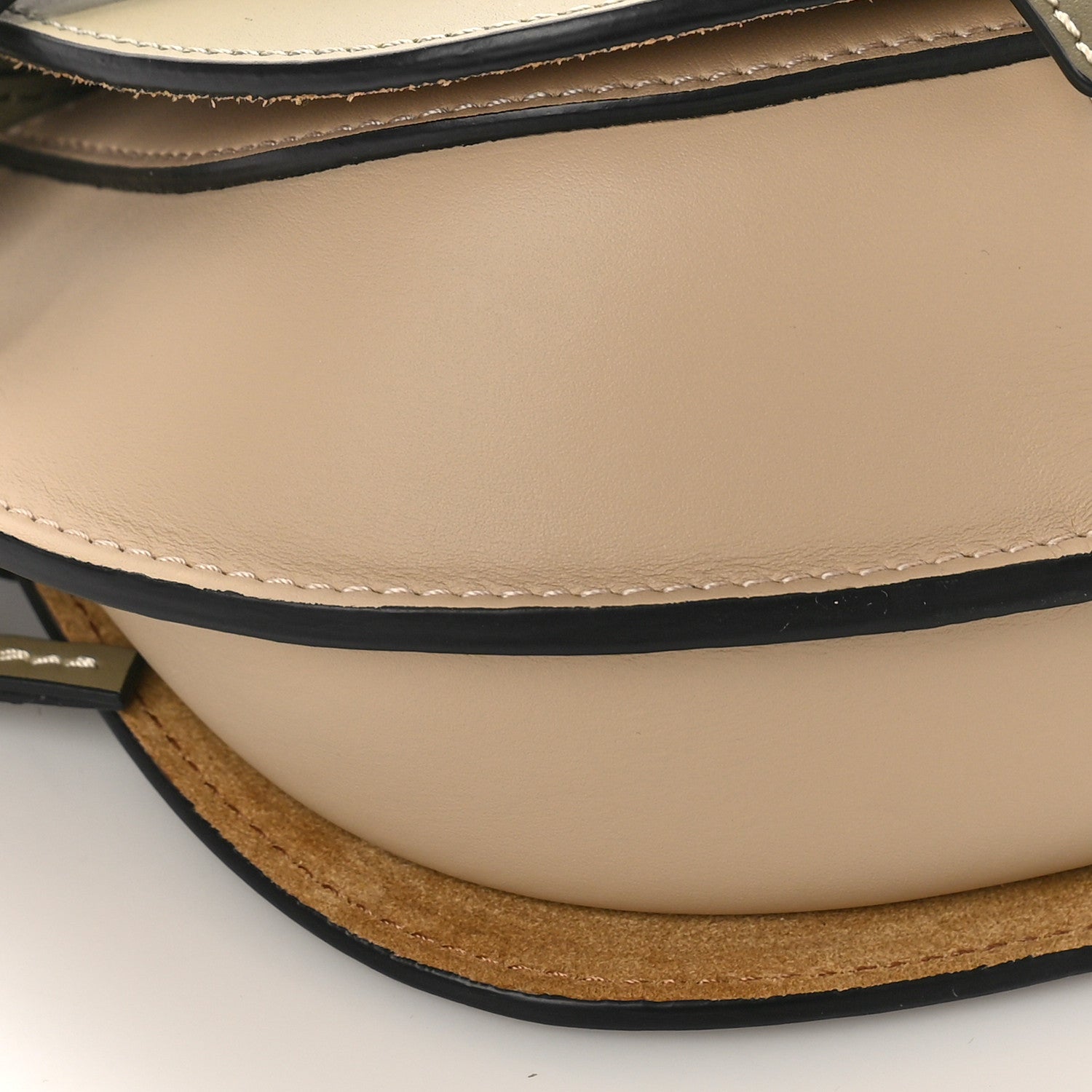 Loewe Calfskin Mini Gate Dual Bag Clay Green Dusty Beige 6 of 7