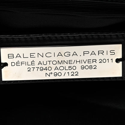 Balenciaga Metallic Calfskin Printed Clutch Multicolor 6 of 10