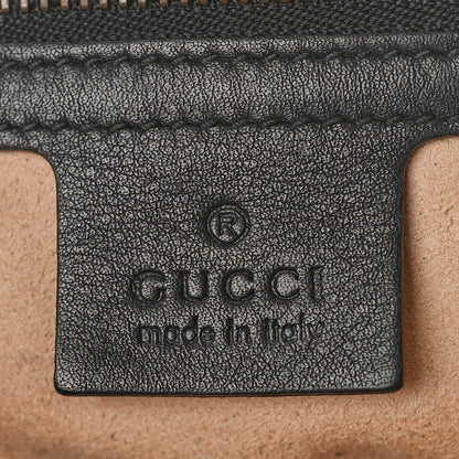 Gucci Calfskin Matelasse Medium GG Marmont Shoulder Bag Black 6 of 17