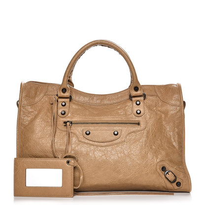 Balenciaga Agneau Classic Hardware City Beige Nougatine 1 of 10