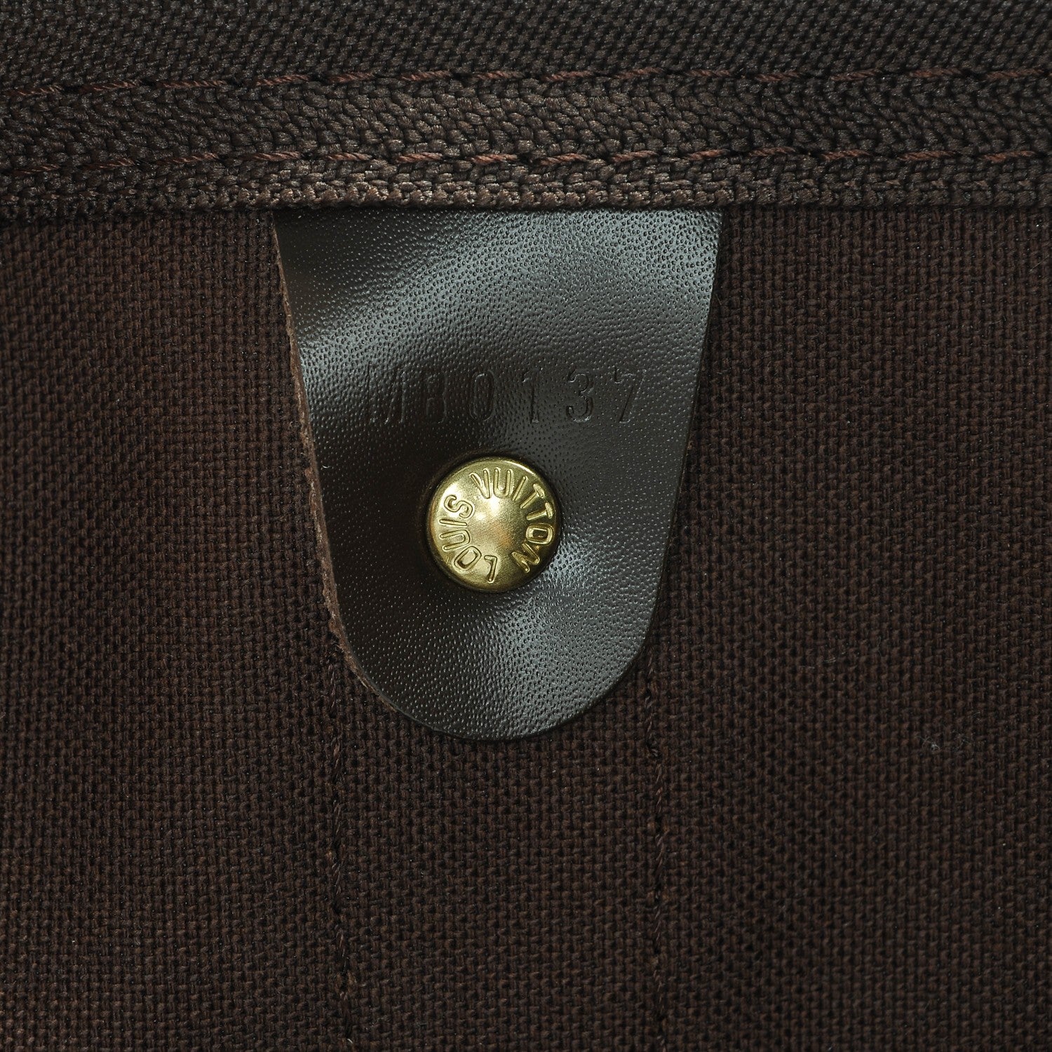 Louis Vuitton Damier Ebene Keepall Bandouliere 55 7 of 8