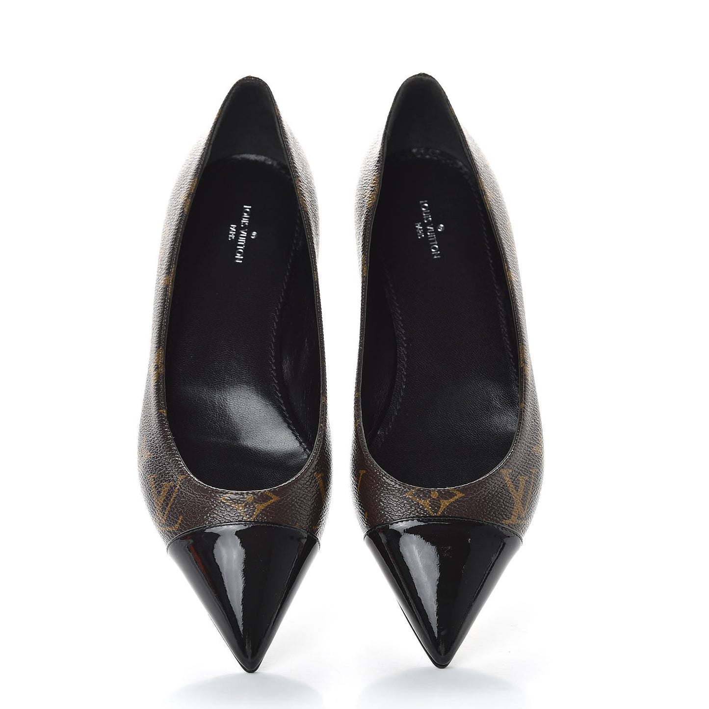Patent Monogram Fetish Ballerina Flats 38.5