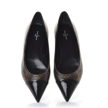 Louis Vuitton Patent Monogram Fetish Ballerina Flats 38.5 5 of 9