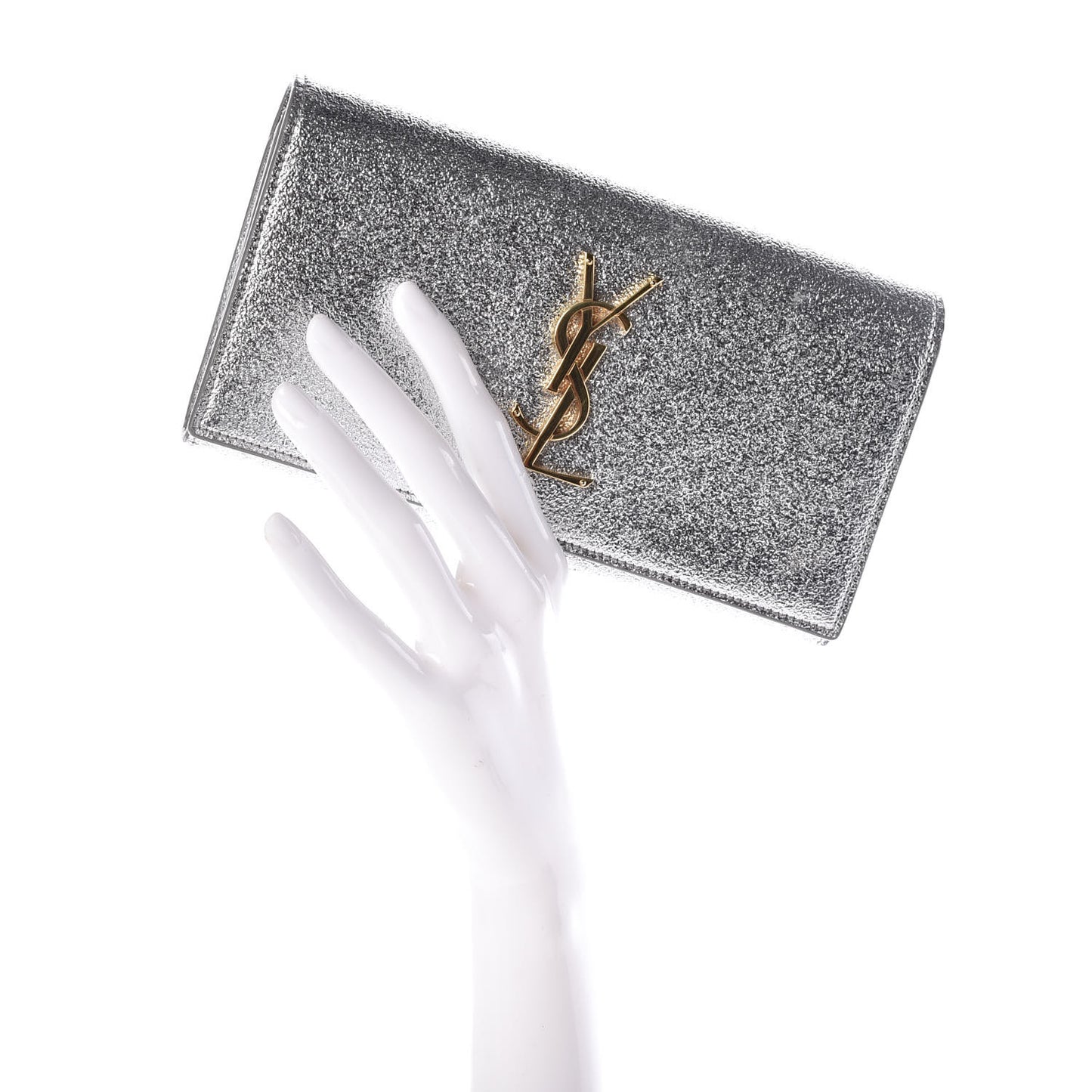 Grain De Poudre Classic Monogram Cassandre Wallet Silver