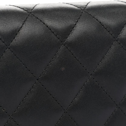 Chanel Calfskin Quilted Cambon Gusset Flap Wallet Black 10 of 12