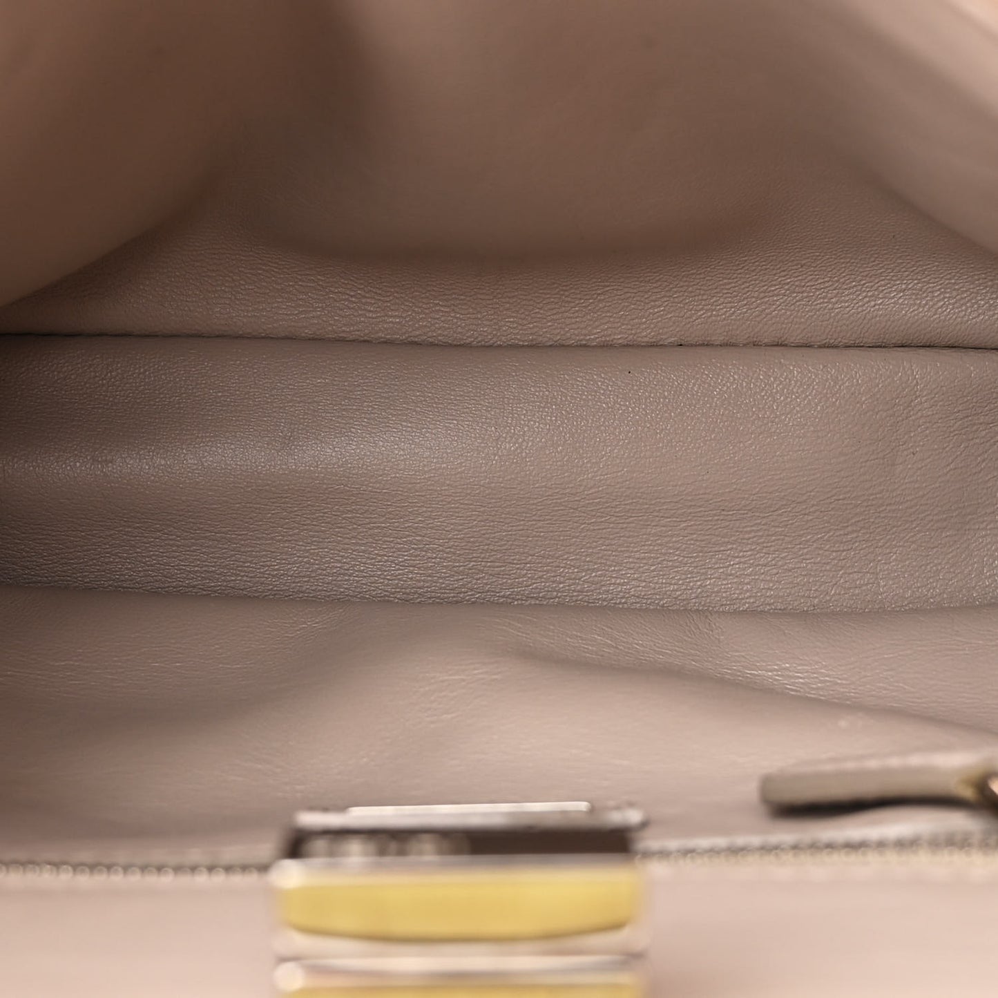 Nappa Colorblock Mini Peekaboo Iconic Satchel Plaster Banana Grigio Polvere