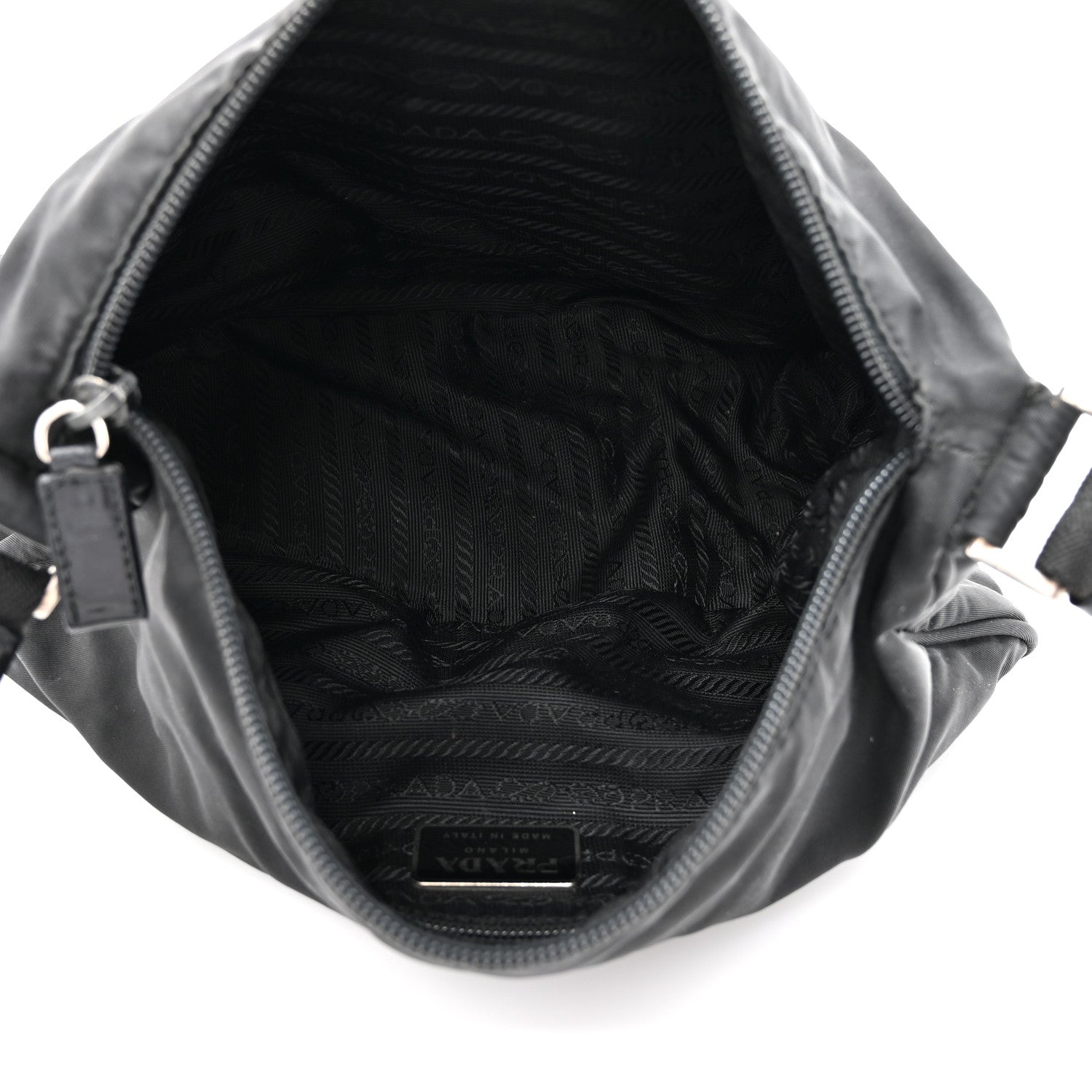 Prada Tessuto Nylon Pochette Black 5 of 10