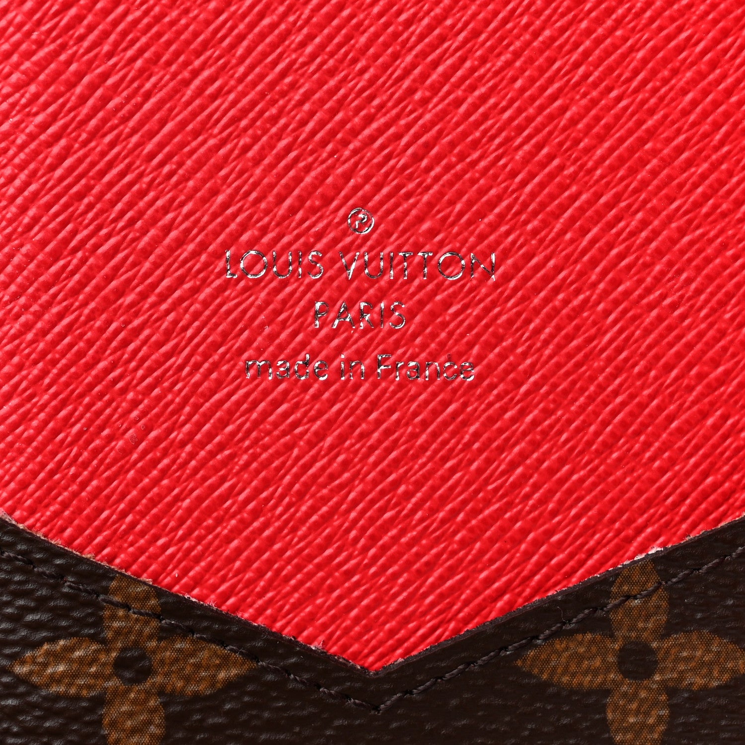Louis Vuitton Monogram Macassar Passport Cover Sari Red 6 of 9