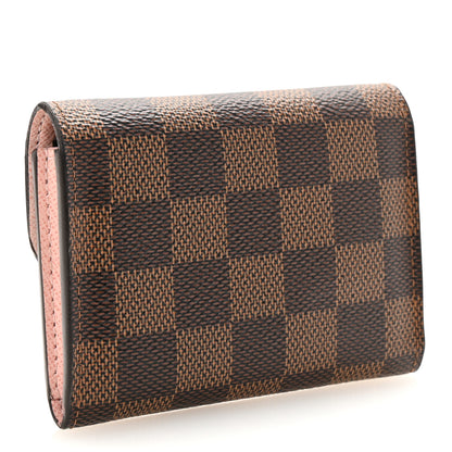 Louis Vuitton Damier Ebene Rosalie Coin Purse Rose Ballerine 3 of 7