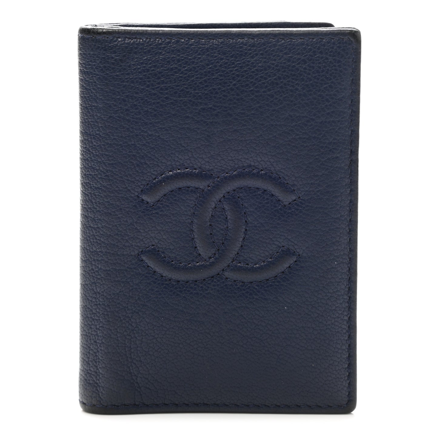 Lambskin Timeless CC Timeless Card Holder Wallet Navy