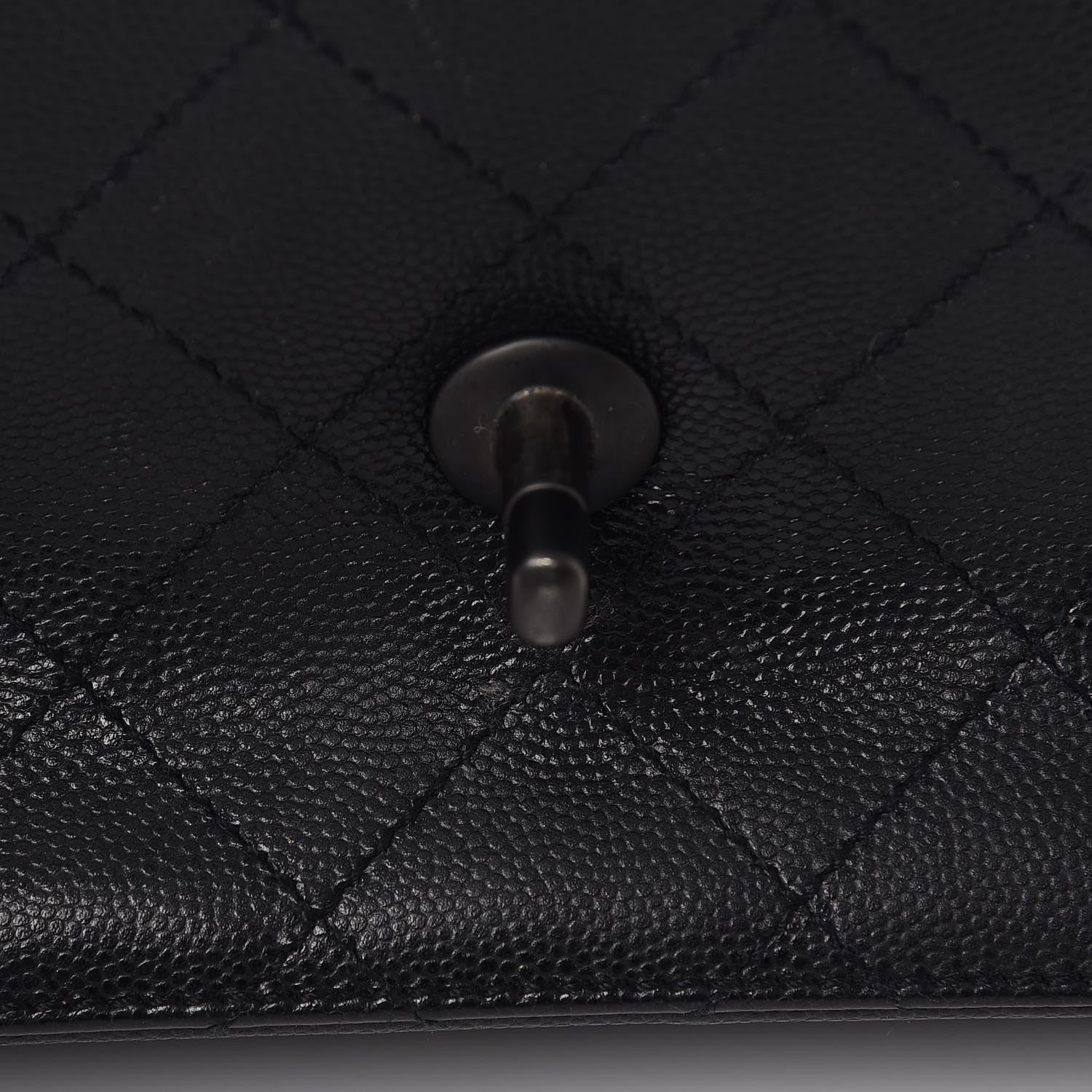 Chanel Caviar Stitch Medium Single Flap So Black 11 of 11