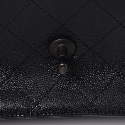 Chanel Caviar Stitch Medium Single Flap So Black 11 of 11