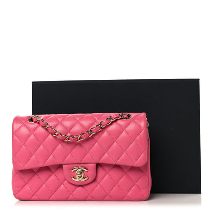 Chanel Caviar Quilted Small Double Flap Pink 11 of 11