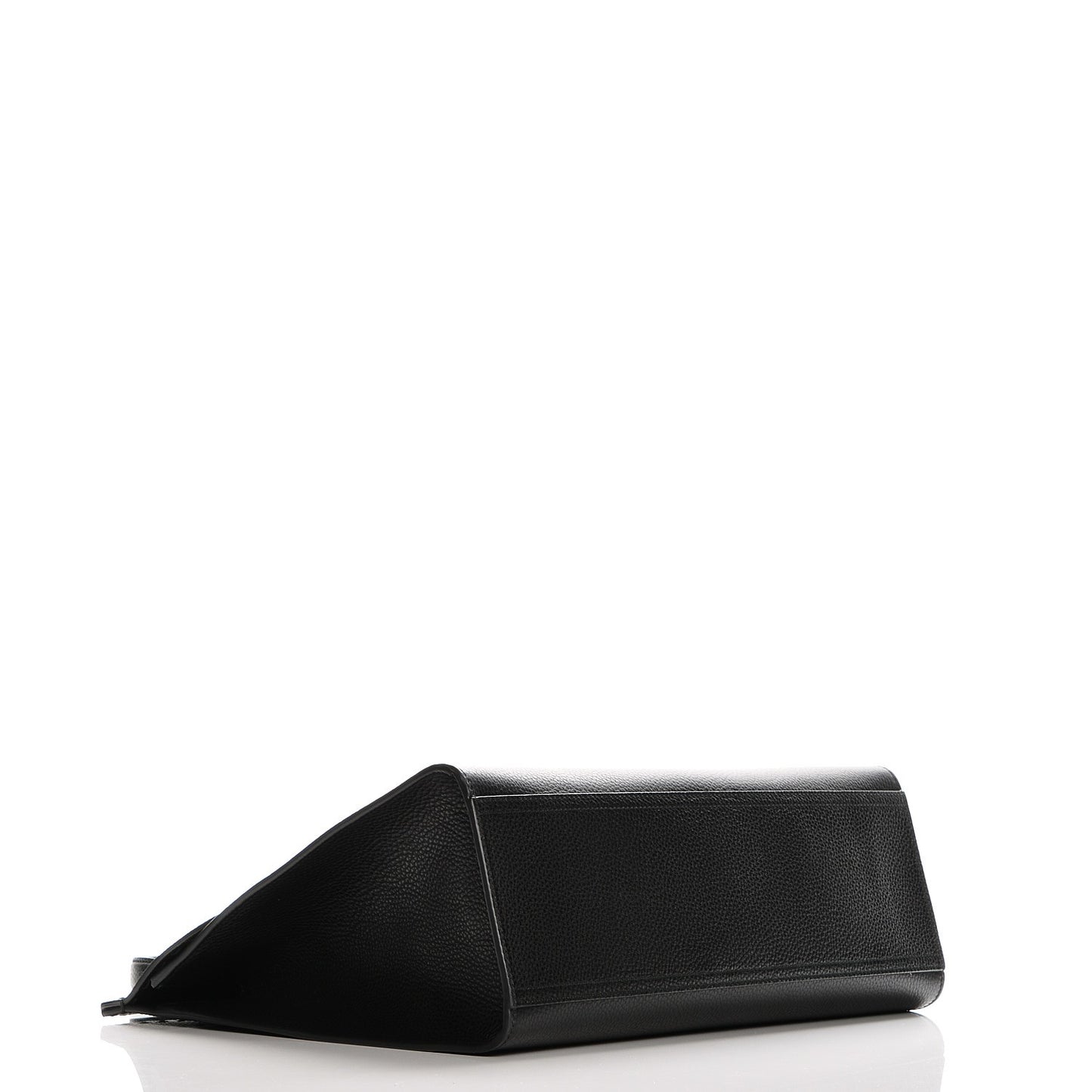 Calfskin Medium GG Marmont Top Handle Bag Black