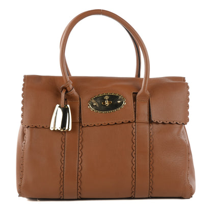 Mulberry Soft Matte Leather Cookie Bayswater Satchel Oak 1 of 12