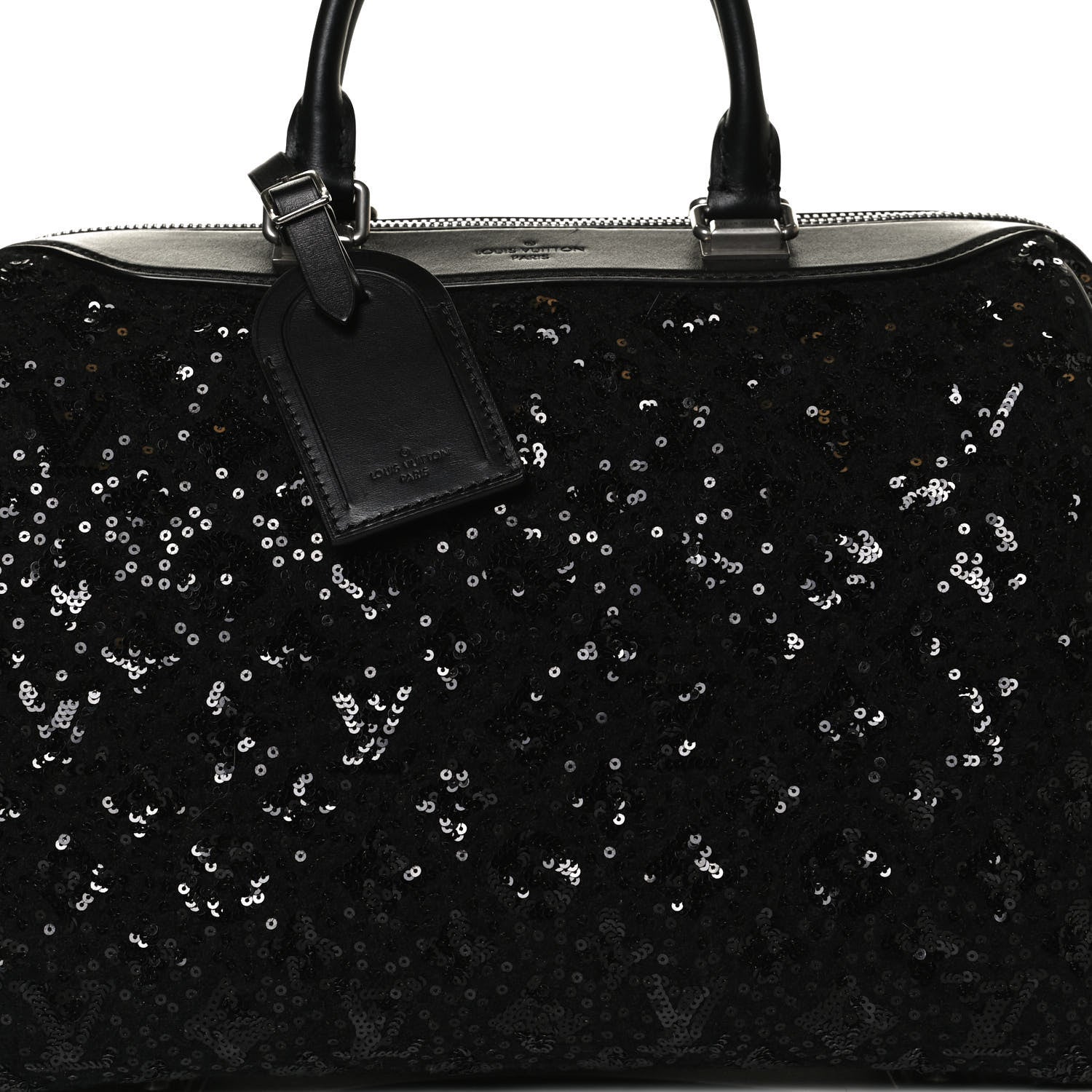 Louis Vuitton Sequin Monogram Sunshine Express Speedy Black 7 of 12