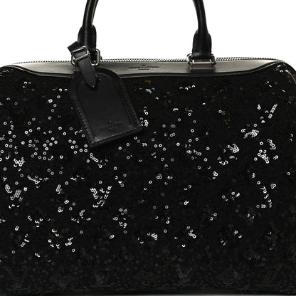 Louis Vuitton Sequin Monogram Sunshine Express Speedy Black 7 of 12