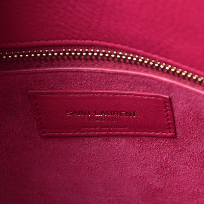Saint Laurent Calfskin Small Sac De Jour Bubblegum 10 of 12