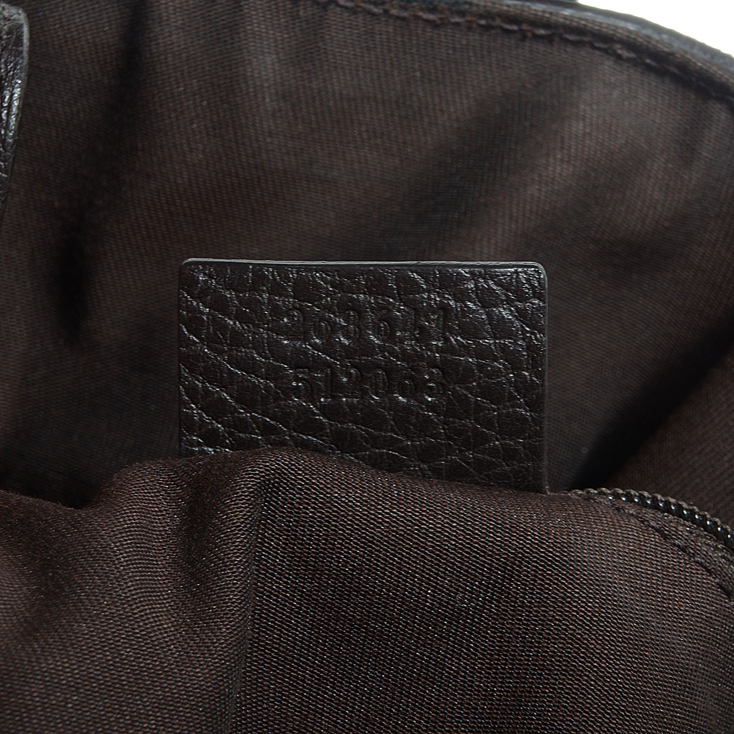 Gucci Monogram Medium Abbey Convertible Tote Dark Brown 7 of 7
