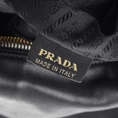 Prada Soft Calf Hobo Nero Black 7 of 10