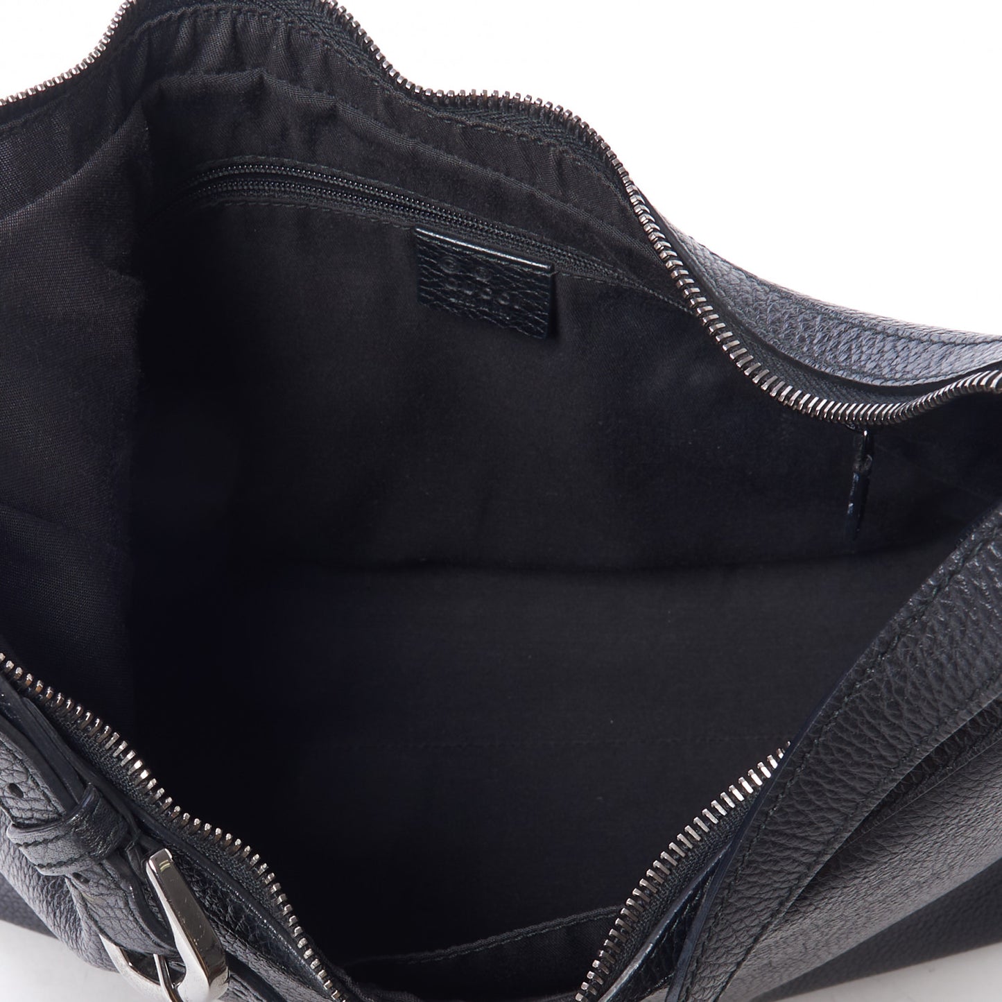 Dollar Calfskin GG Charm Hobo Black
