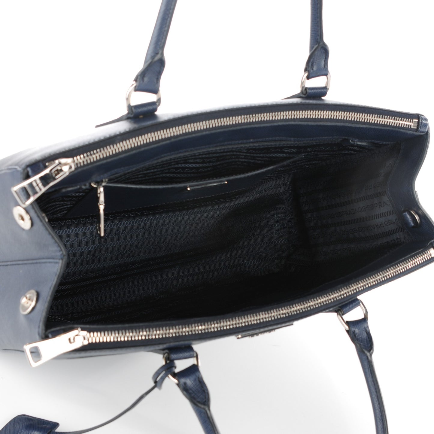 Saffiano Medium Galleria Double Zip Tote Baltico