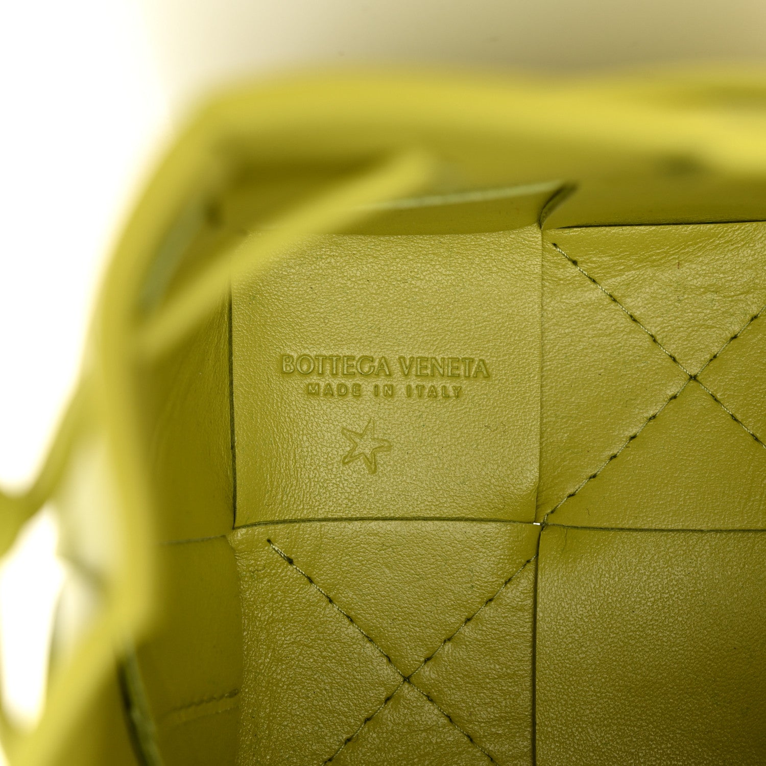 Bottega Veneta Nappa Maxi Intrecciato Mini Cassette Bucket Bag Kiwi 6 of 9