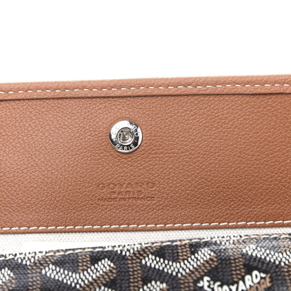 Goyard Goyardine Pouch Black Gold 7 of 9