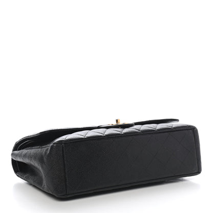 Chanel Caviar Quilted Maxi Double Flap Black 4 of 10
