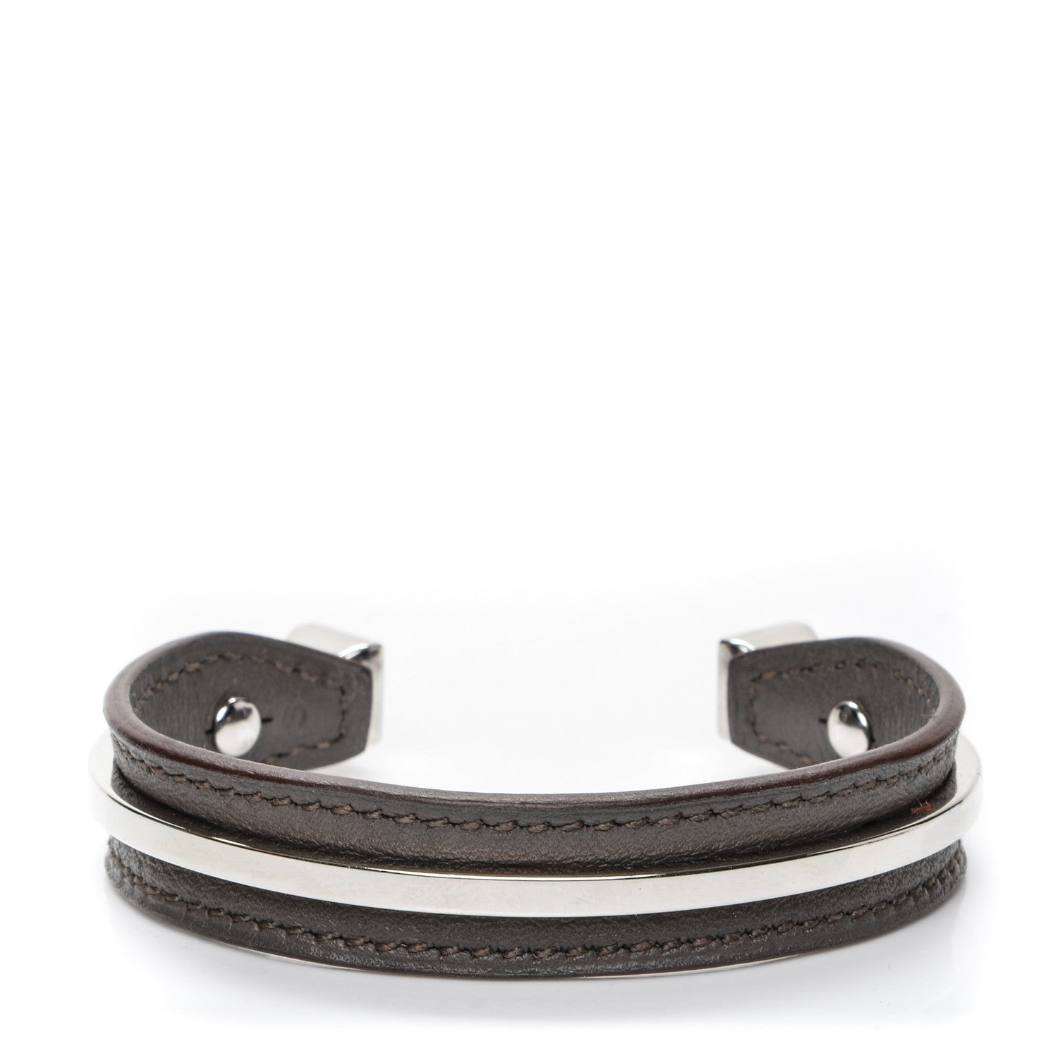 Hermes Swift Binome Cuff S Etain 1 of 5