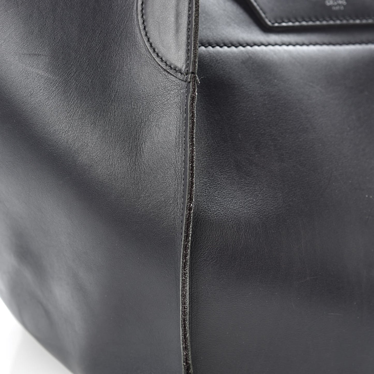 Smooth Calfskin Medium Big Bag Liquorice