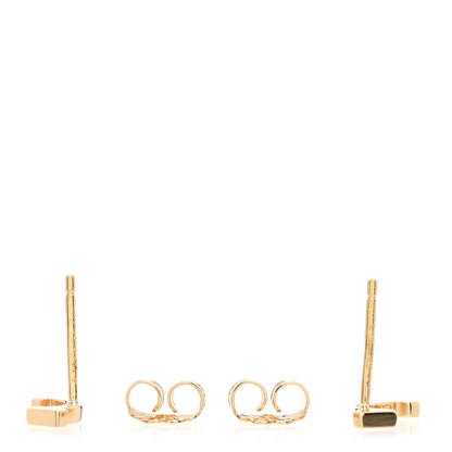 Tiffany 18K Yellow Gold T Smile Stud Earrings 3 of 4