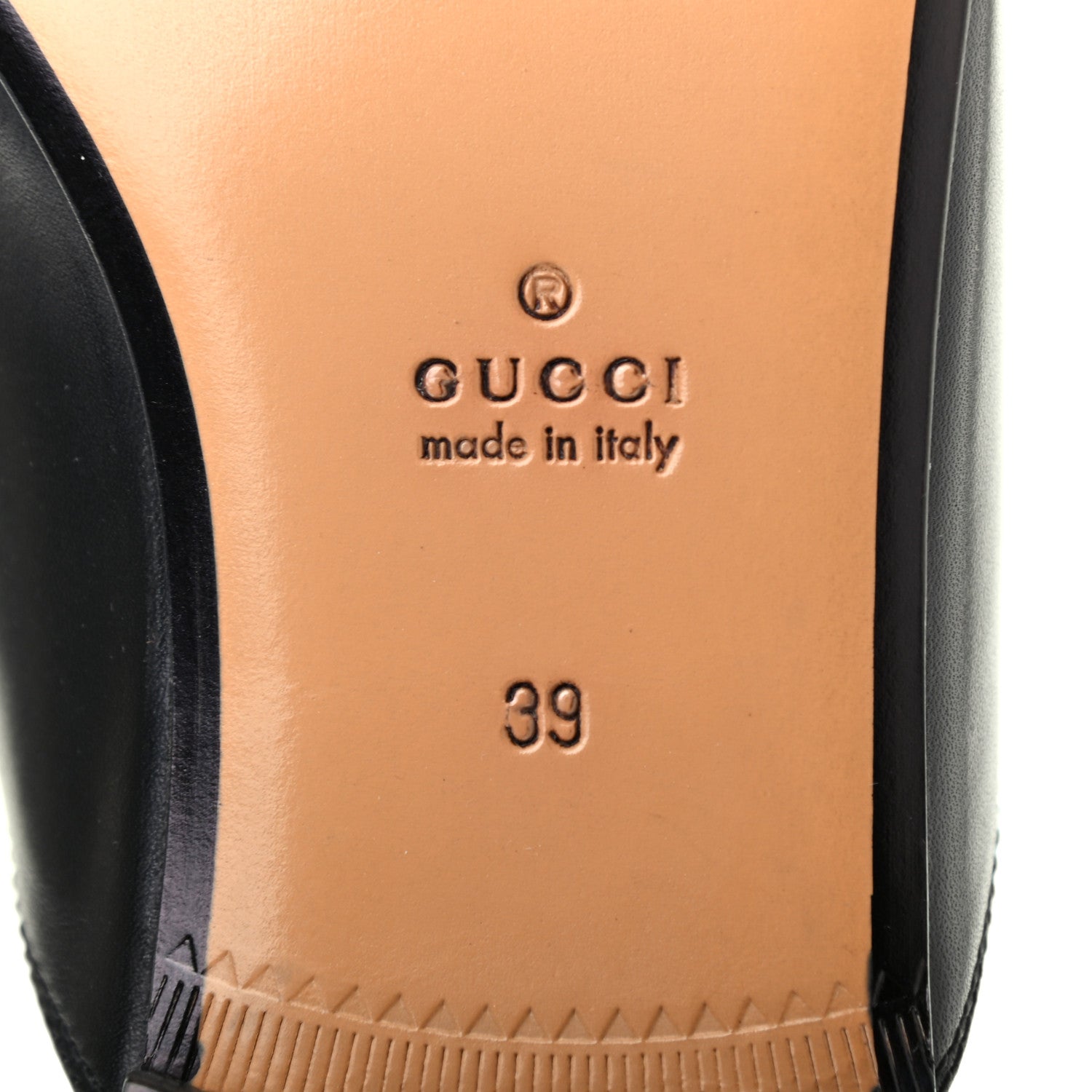 Gucci Calfskin Flower Embroidered Princetown Slippers 39 Black 6 of 8
