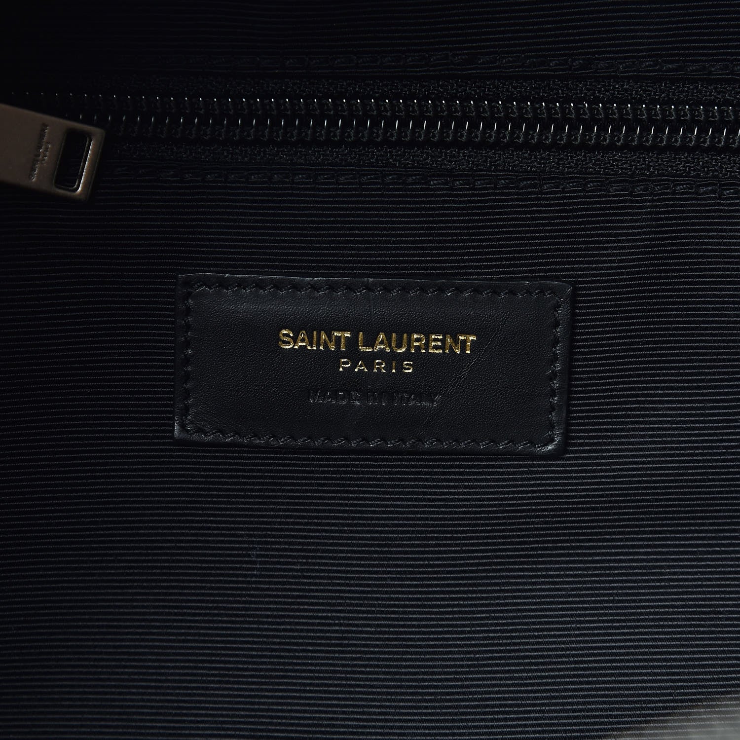 Saint Laurent Calfskin Star Print Hunting Backpack Black White 7 of 10