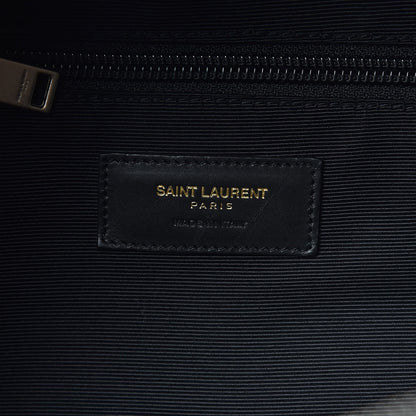 Saint Laurent Calfskin Star Print Hunting Backpack Black White 7 of 10