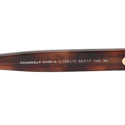 Chanel Acetate Pantos Logo Sunglasses 5458 Tortoise Brown 7 of 7